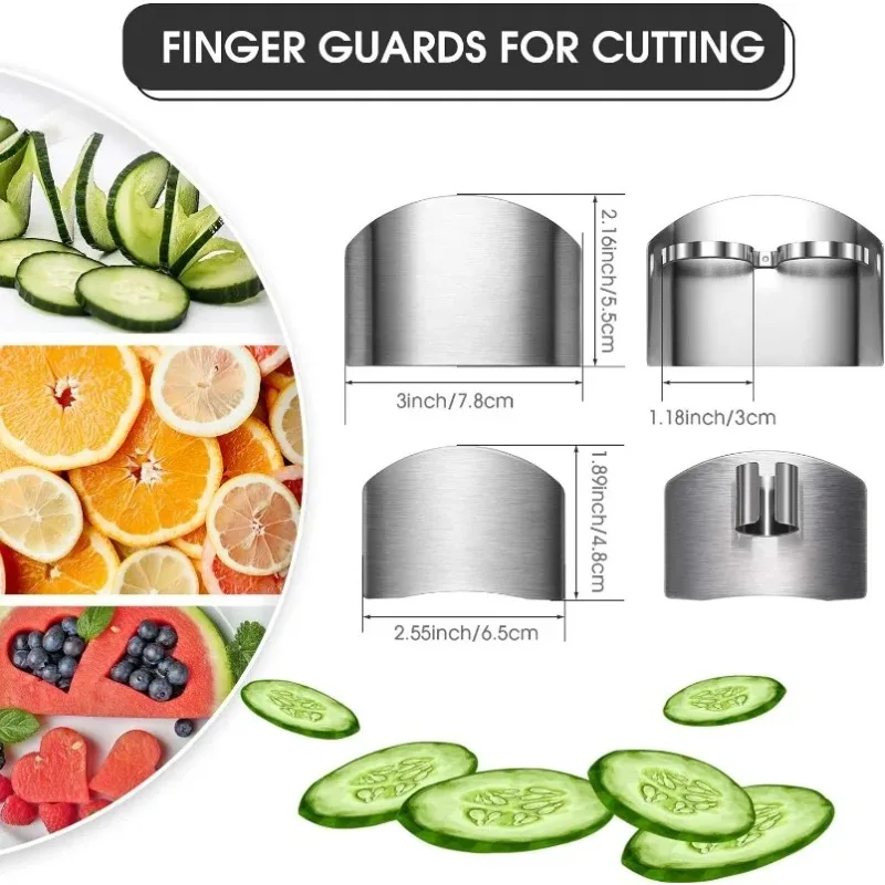 Kitchen Gadgets You Must Have - Vingerbeschermer van roestvrij staal, keukenbescherming voor