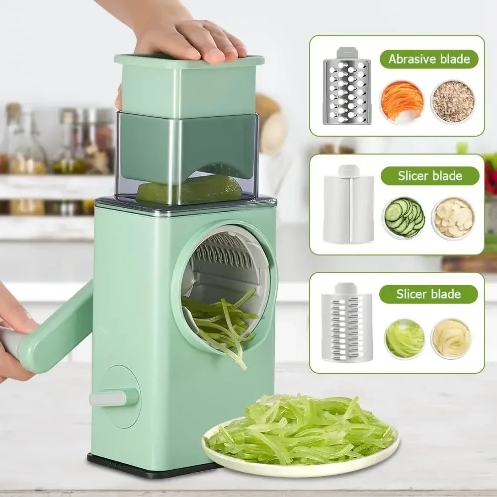Kitchen Gadgets Luxury - 4 In 1 Handmatige Groentesnijder Multifunctionele