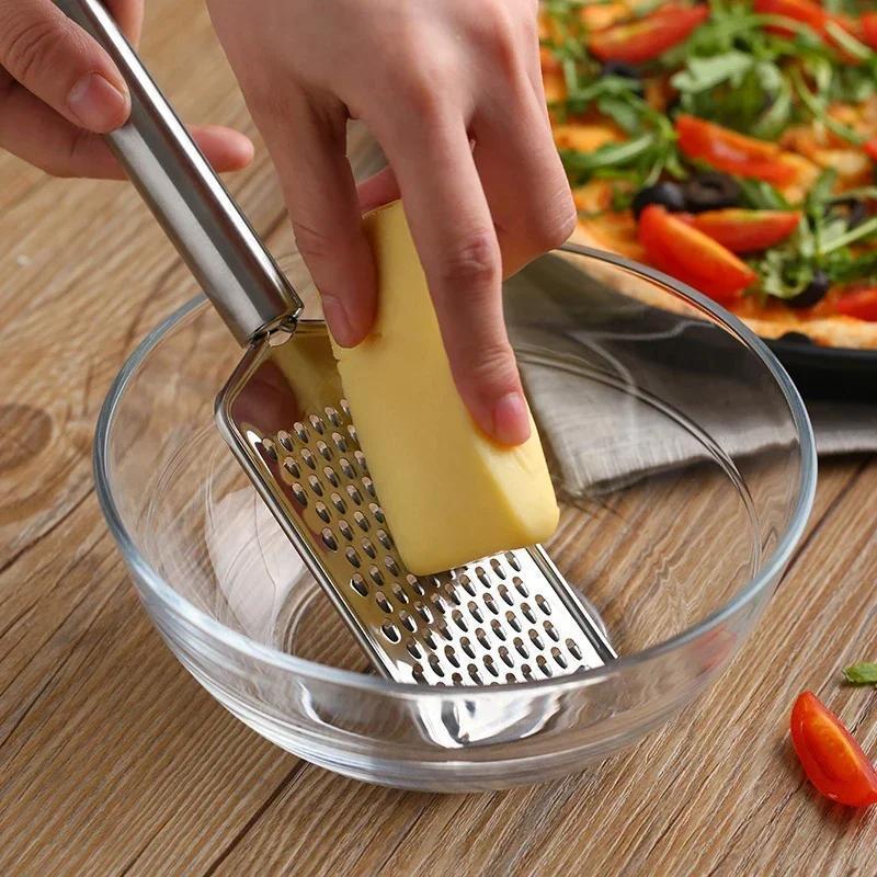 Cheese Grater Box - Nieuwe Rvs Handheld Kaasrasp Multifunctionele Keuken