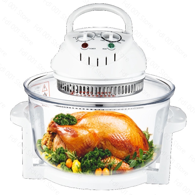 Air Fryer Accessories - Glazen Airfryer Lichtgolfoven Huishoudelijke visuele frituurmachine