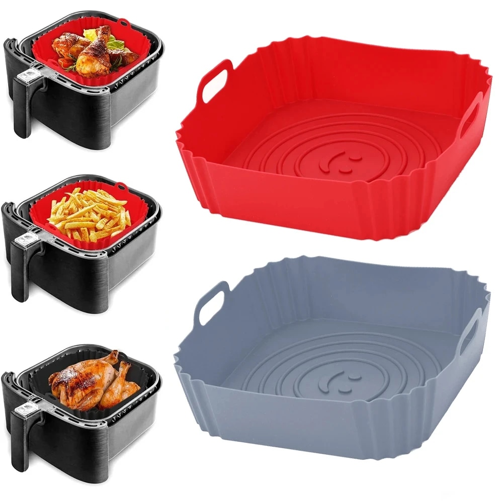 Air Fryer Accessories - 1PC Herbruikbare Airfryer Pan Liner Accessoires