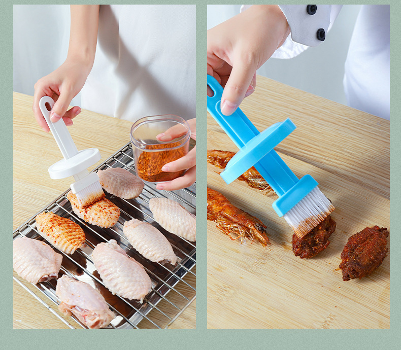 Kitchen Gadgets Store - Hoge temperatuurbestendige siliconen olieborstelset en kan