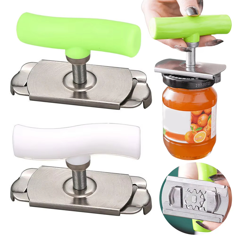 Kitchen Gadgets Jar Openers - Roestvrijstalen multifunctionele potopener | Verstelbaar, arbeidsbesparend