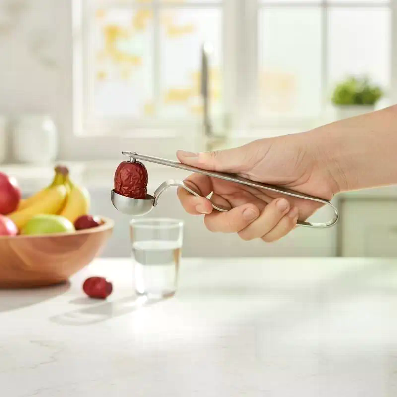 Cherry Pitter Tool - # @Stainless Steel Red Date Pitter