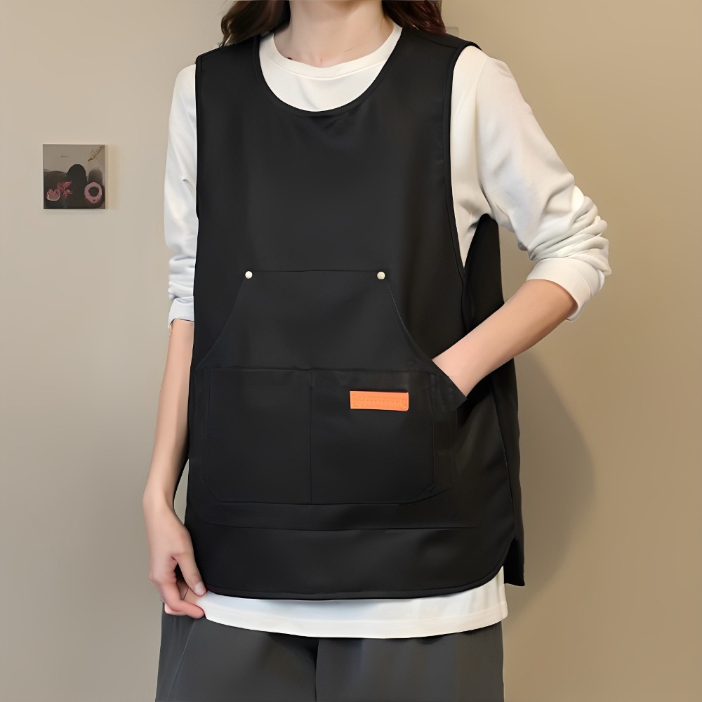Kitchen Gadgets You Need - Nieuwe vest-stijl kookschort canvas waterdichte kokschorten