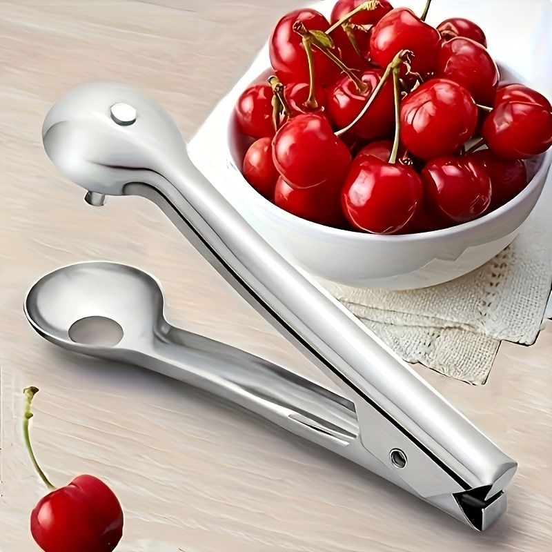 Cherry Pitter Tool - Kersenontpitter, Jujube- en Abrikozenontpitter, Roestvrijstalen Ontpitter,