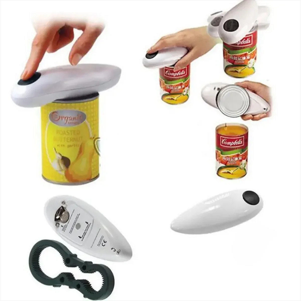 Kitchen Gadgets Jar Openers - Elektrische automatische blikopener, krachtige blikopener zonder