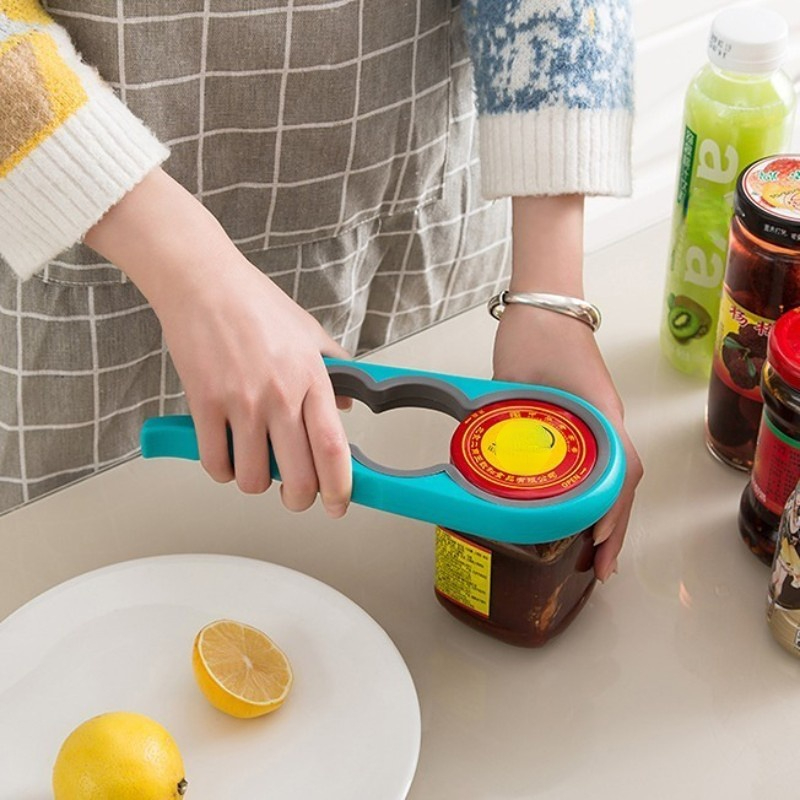 Kitchen Gadgets Jar Openers - Pottenopener Easy Grip Sleutel 4-in-1 Handig