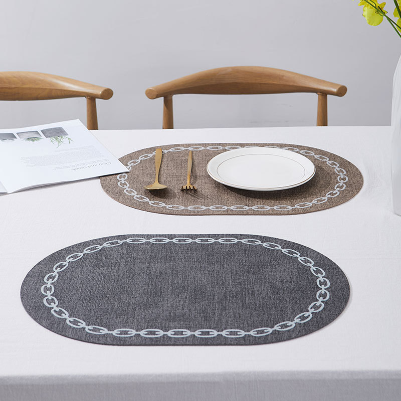 Ovale Tafel Placemat Kunstleer - Kitchen Gadgets Luxury recensie en prijs