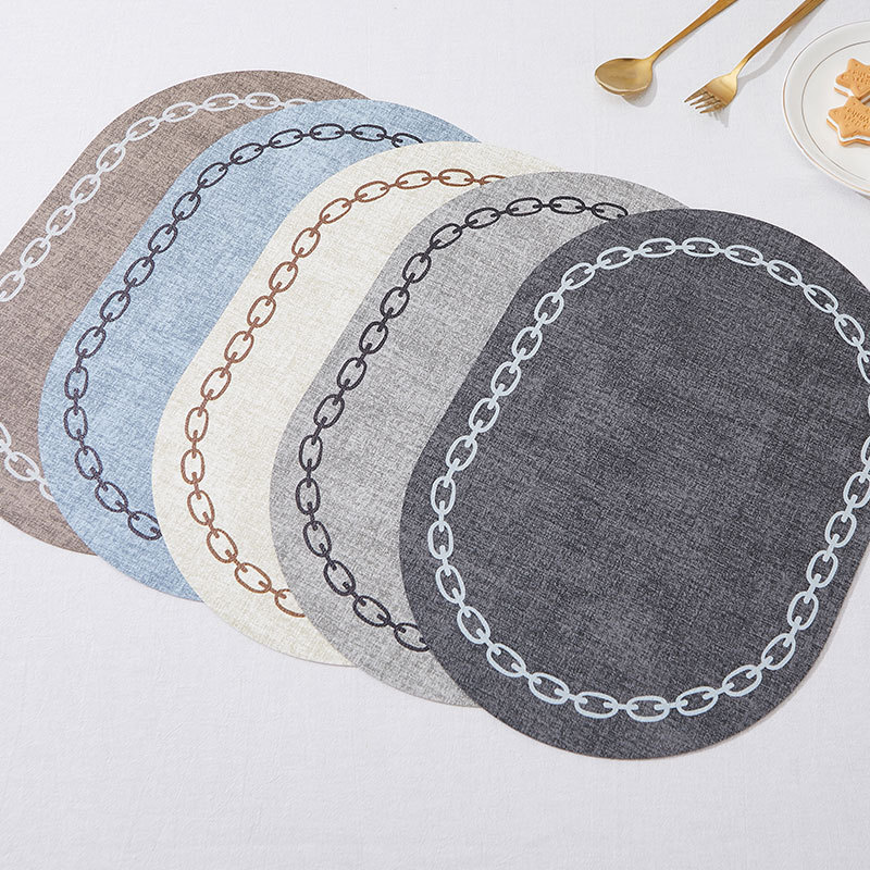 Ovale Tafel Placemat Kunstleer - Kitchen Gadgets Luxury recensie en prijs