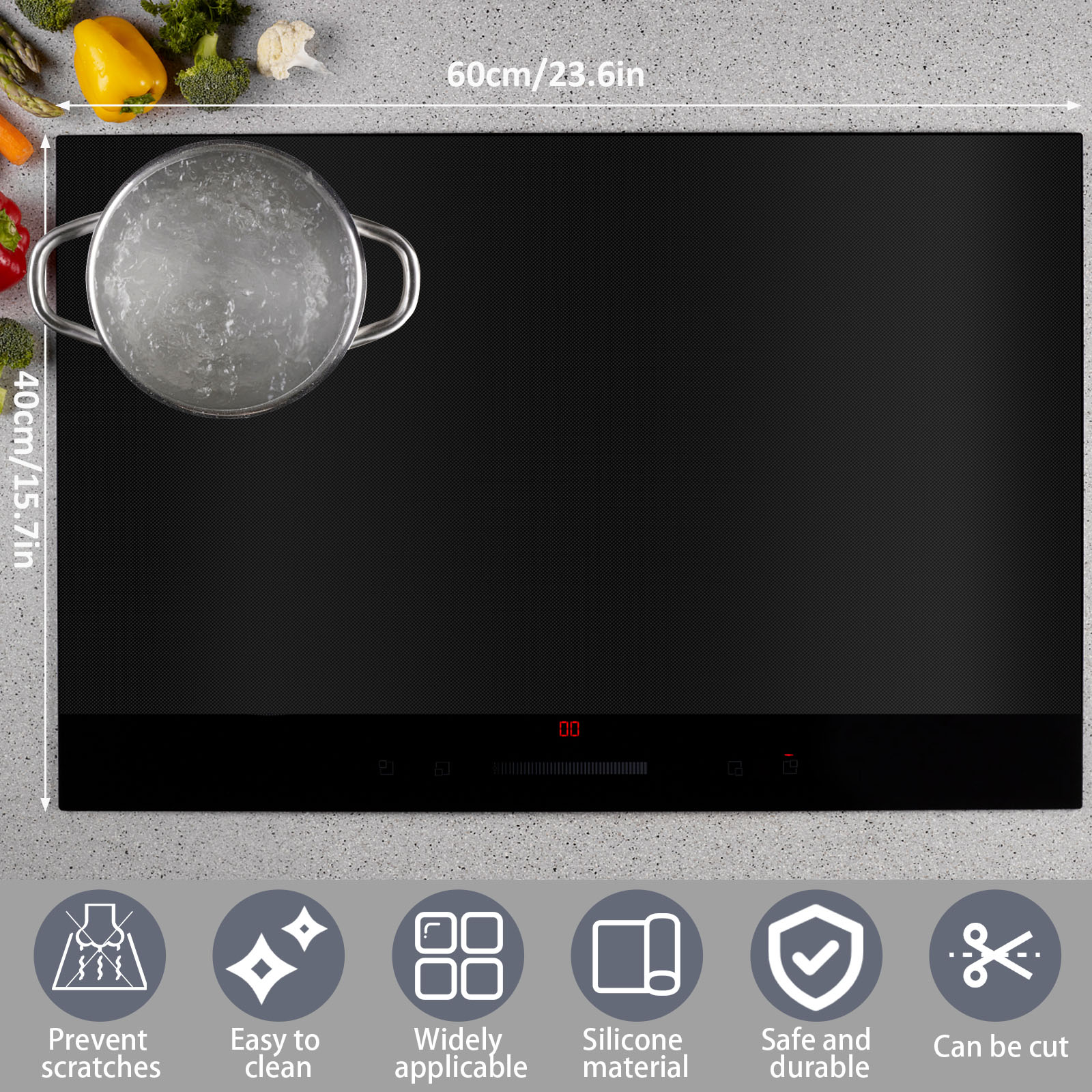 Inductiekookplaat Deksel Silic - Kitchen Gadgets You Need recensie en prijs