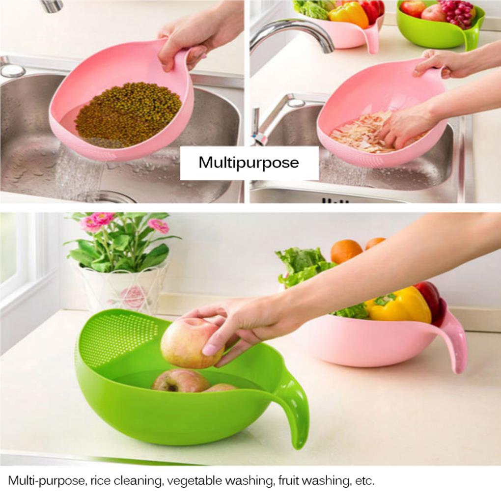 Nieuwe Draagbare Food Grade Pl - Kitchen Gadgets Rice Filter recensie en prijs