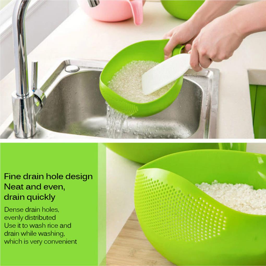 Nieuwe Draagbare Food Grade Pl - Kitchen Gadgets Rice Filter recensie en prijs