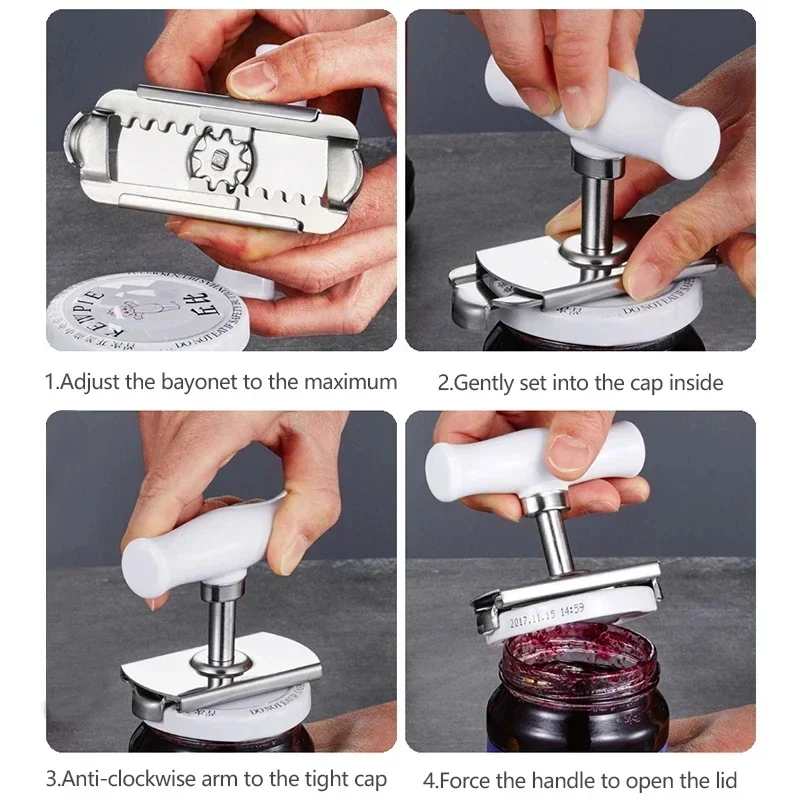 Multifunctionele flesdopopener - Kitchen Gadgets Jar Openers recensie en prijs
