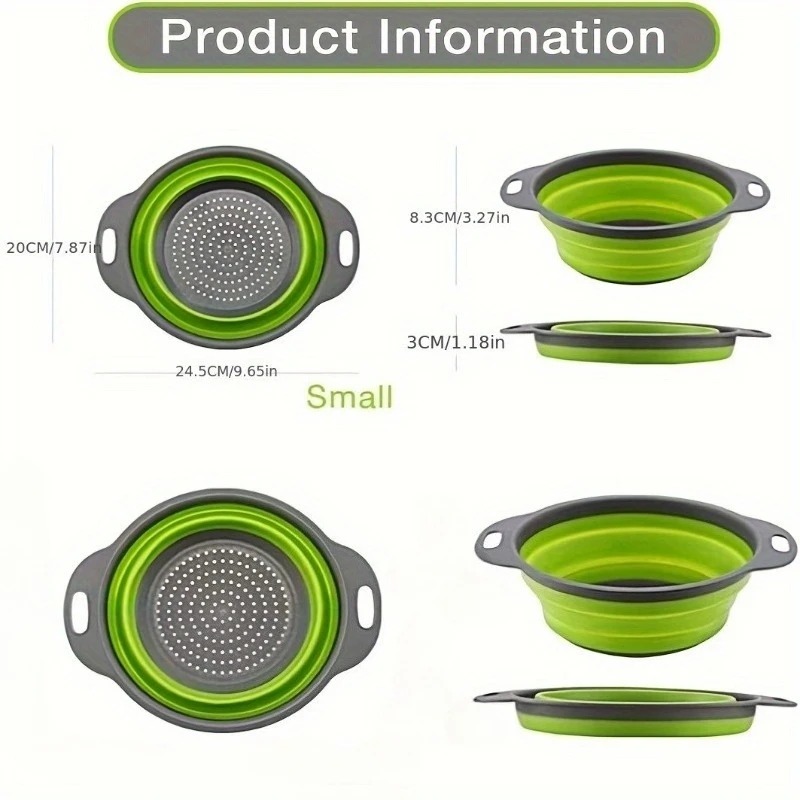 1/2 stuks opvouwbare siliconen - Kitchen Gadgets Store recensie en prijs