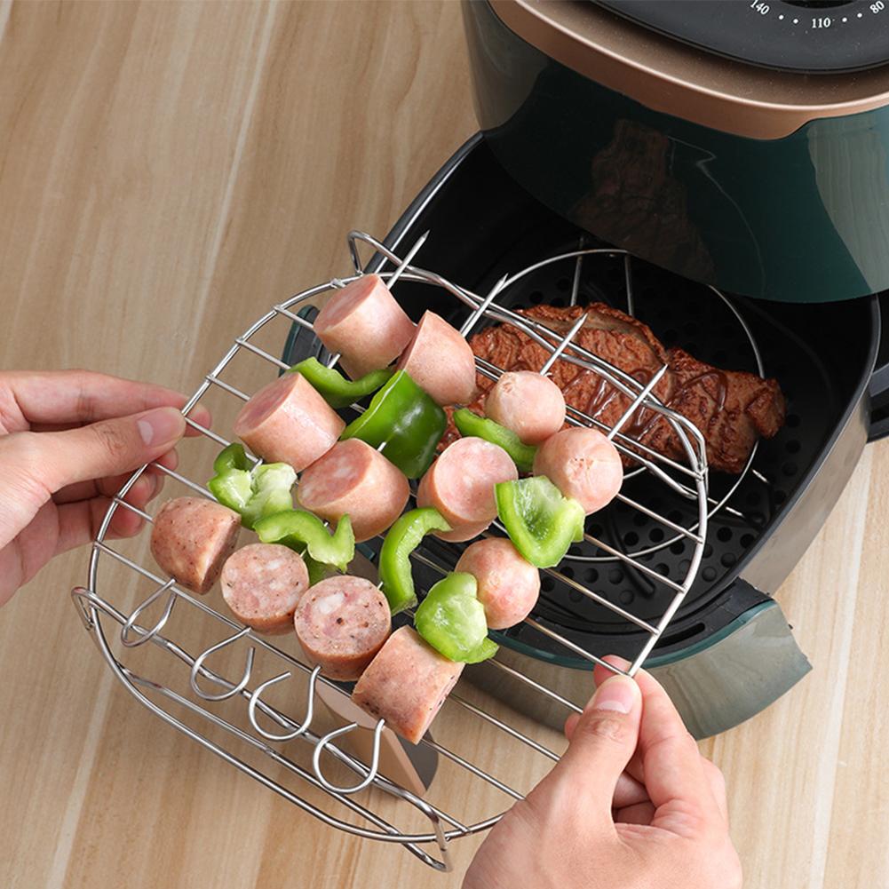Roestvrijstalen luchtfriteuse  - Air Fryer Accessories recensie en prijs