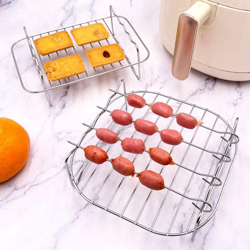 Roestvrijstalen luchtfriteuse  - Air Fryer Accessories recensie en prijs
