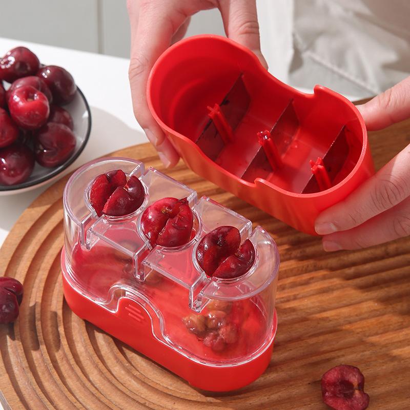 Multi-slot kersen- en olijveno - Cherry Pitter Tool recensie en prijs