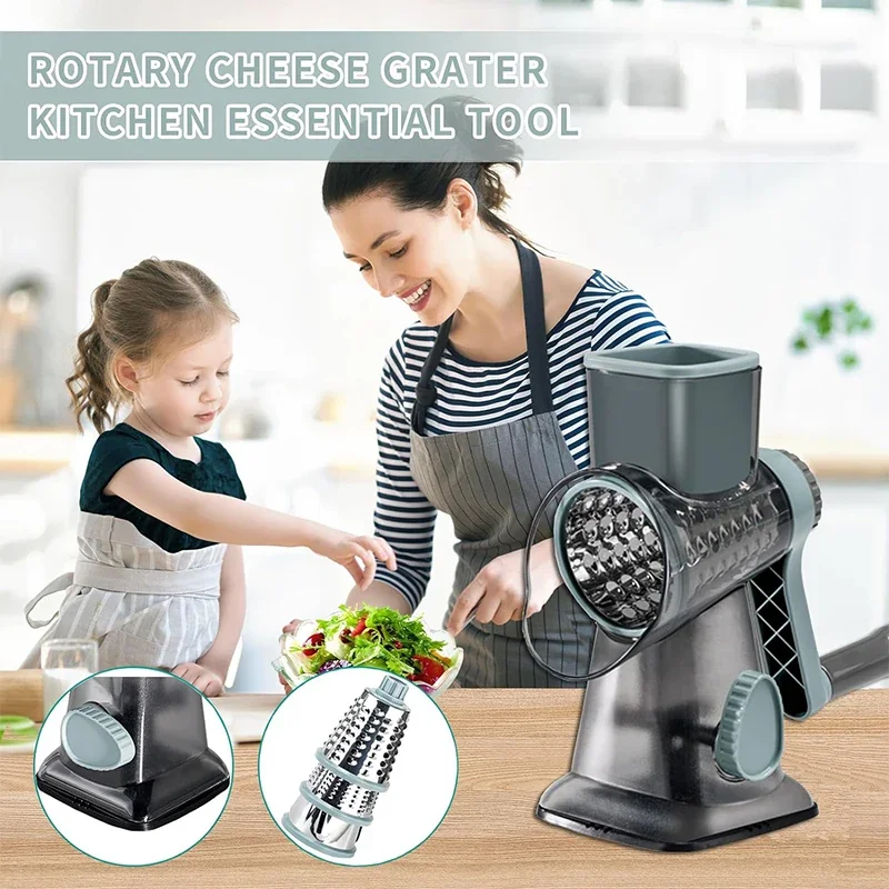 2025 3-in-1 Rotatiekaasrasp Mu - Cheese Grater Box recensie en prijs