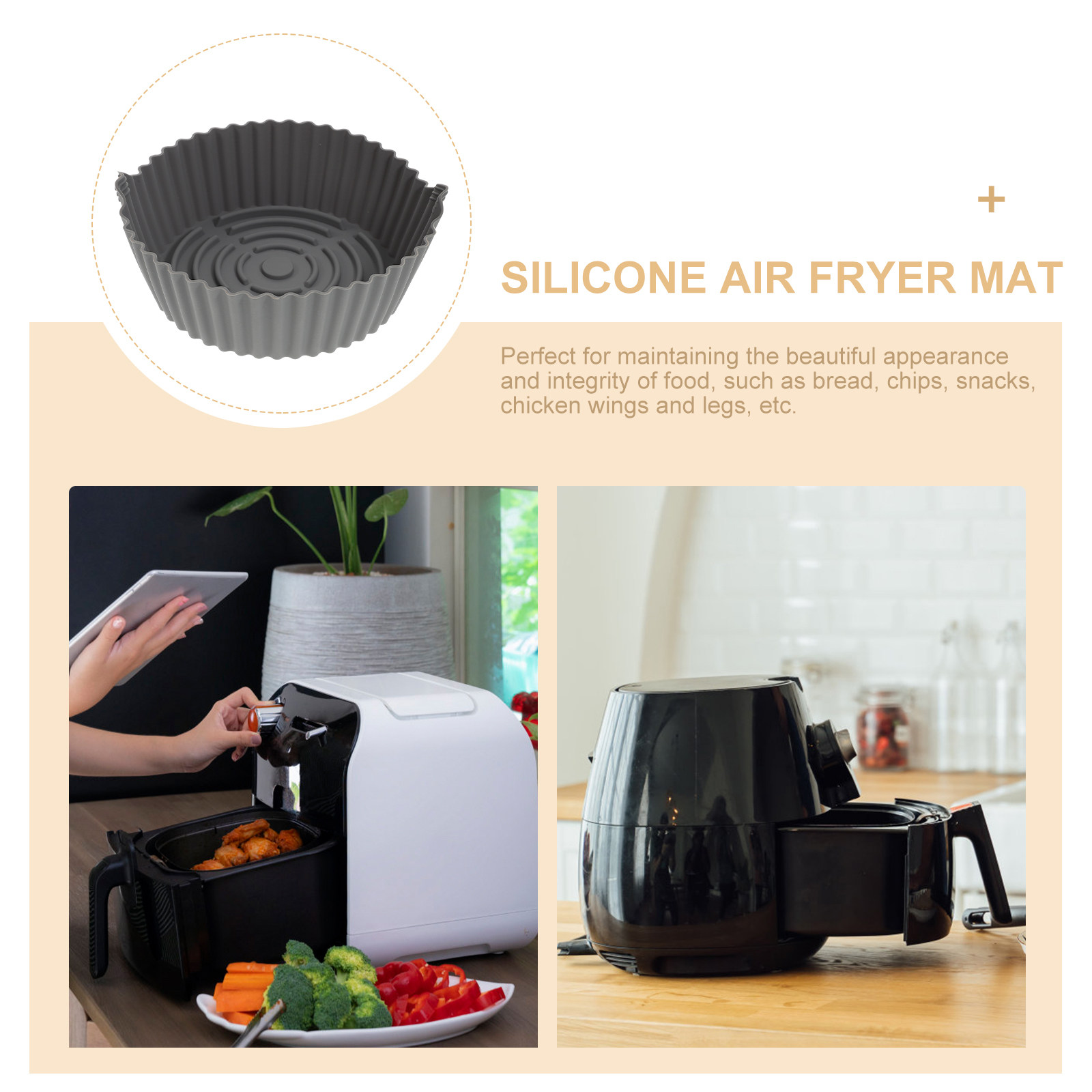 Herbruikbare siliconen luchtfr - Air Fryer Accessories recensie en prijs