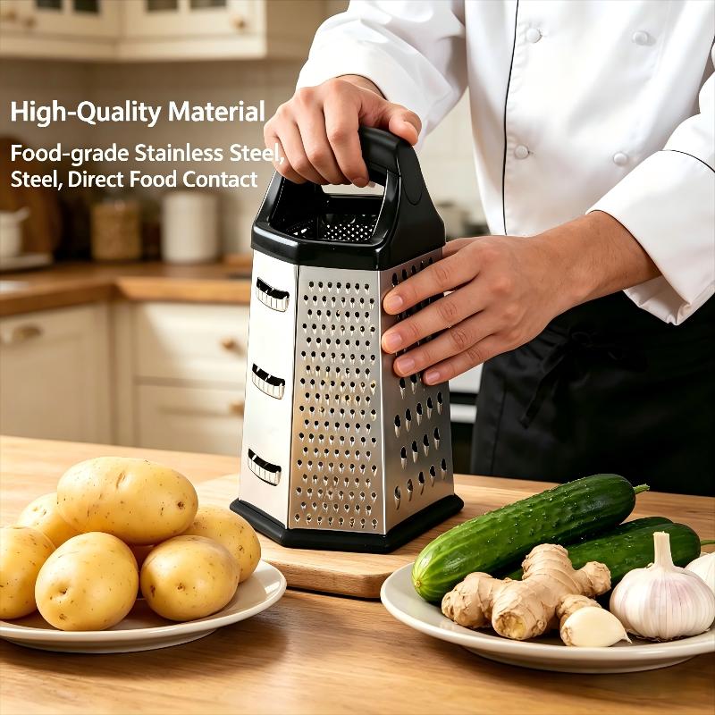 6-zijdige roestvrijstalen doos - Cheese Grater Box recensie en prijs