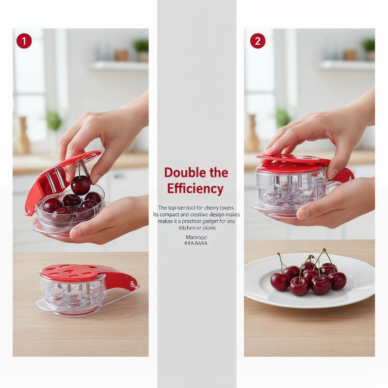 Kersenontpitter met 6 sleuven, - Cherry Pitter Tool recensie en prijs
