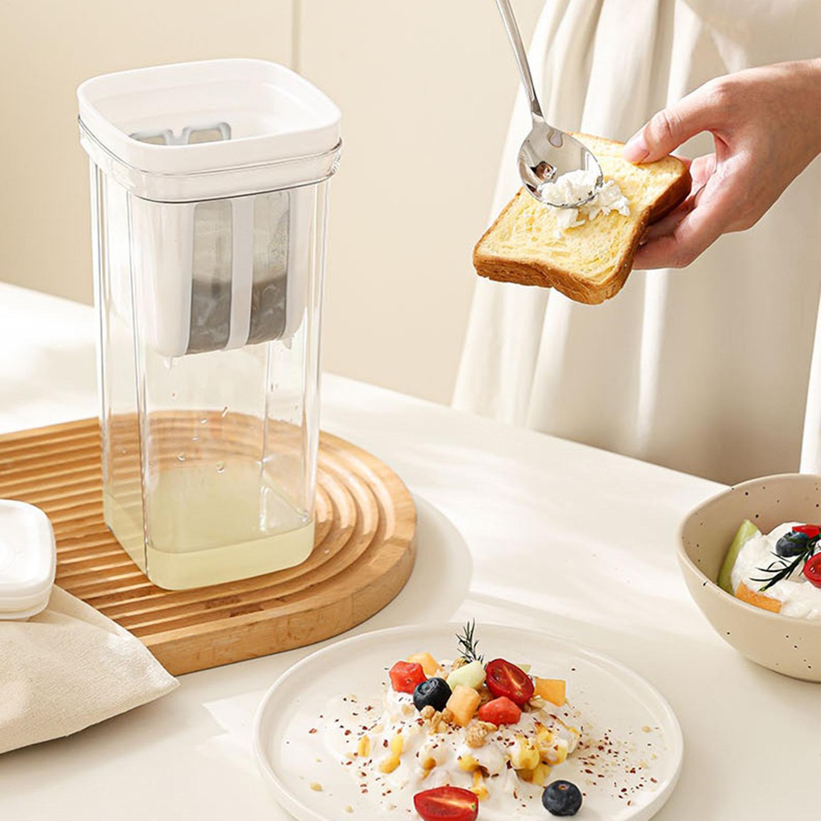 Yoghurtzeef met deksel, voedse - Kitchen Gadgets Rice Filter recensie en prijs