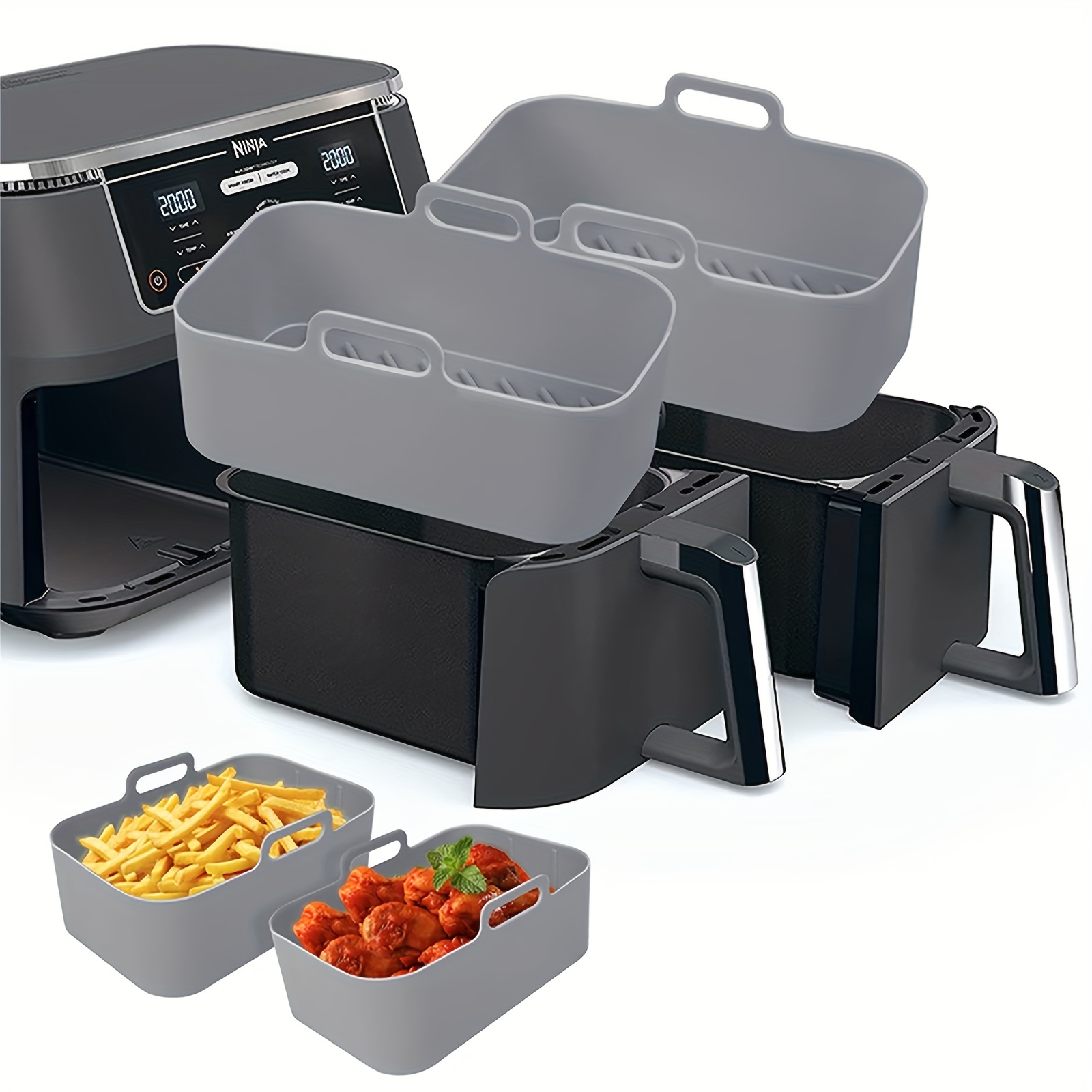 1/2 Stuks Lucht Friteuse Silic - Air Fryer Accessories recensie en prijs