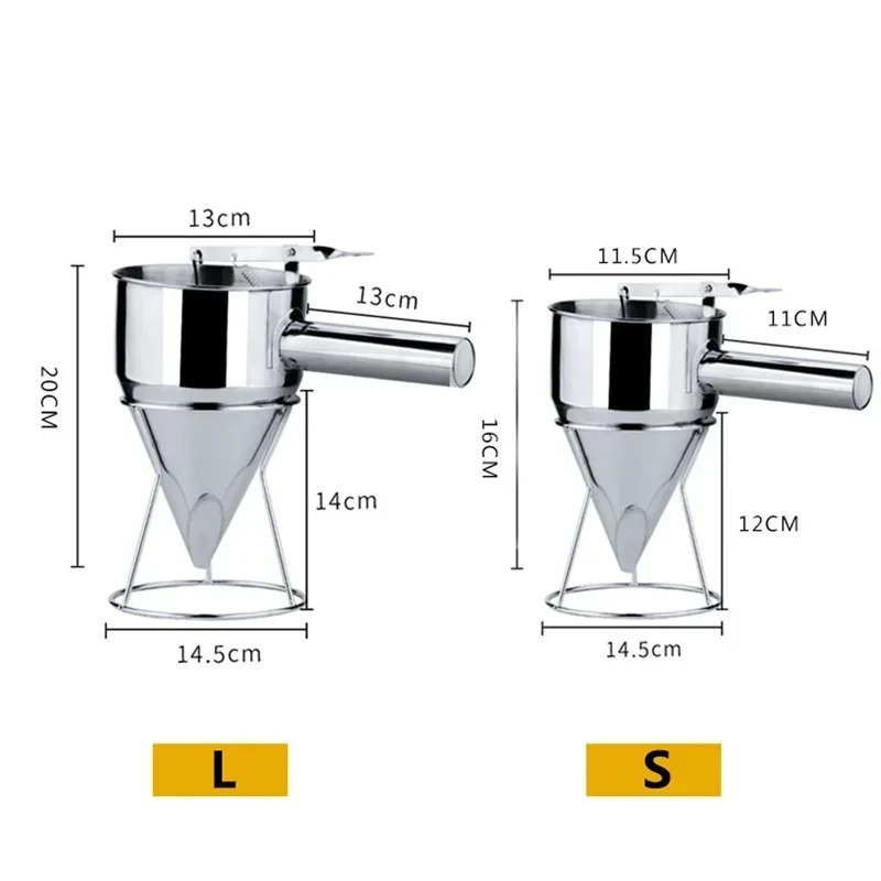 600/1200ML RVS vloeistof trech - Quality Kitchen Gadgets recensie en prijs