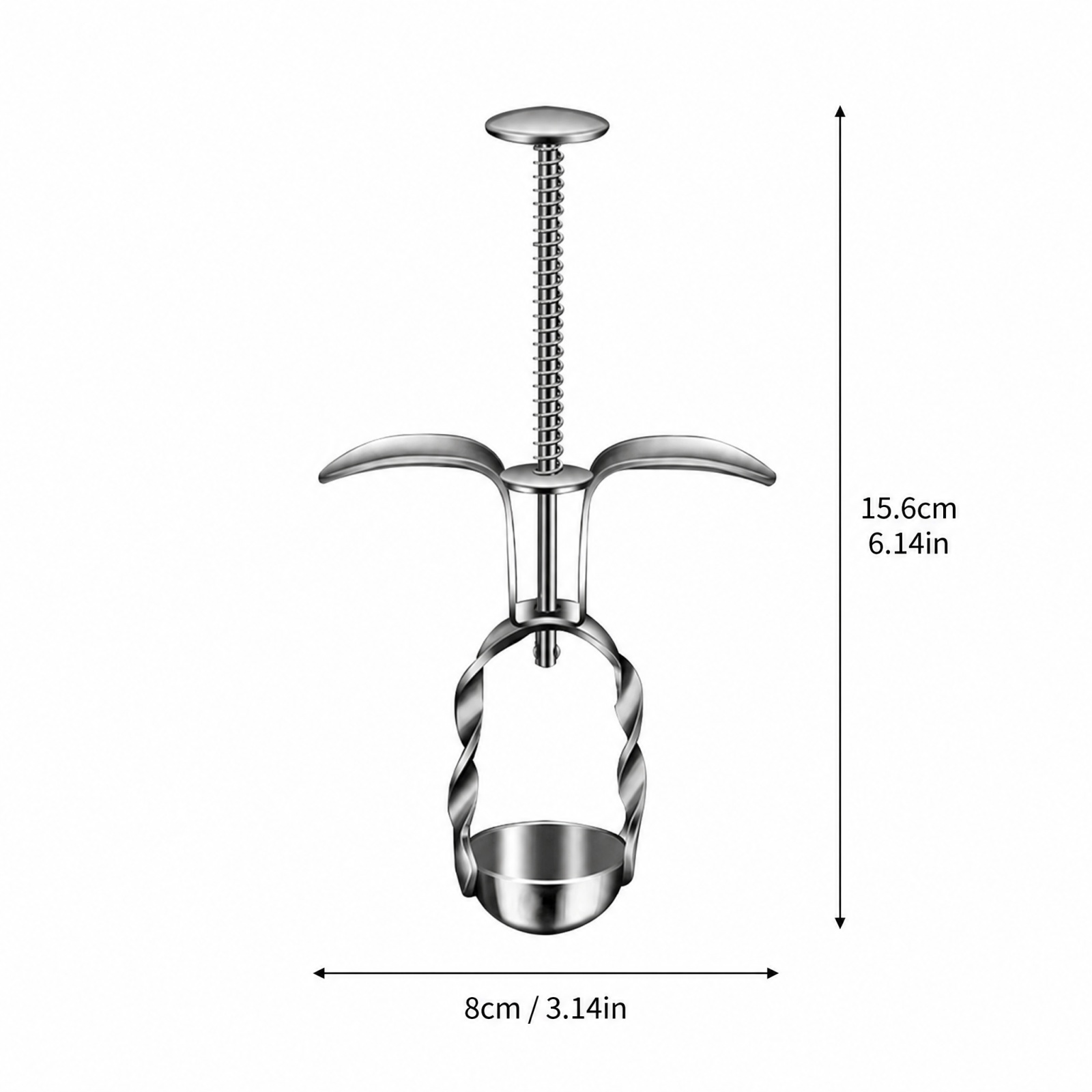 Roestvrijstalen rode dadelontp - Cherry Pitter Tool recensie en prijs