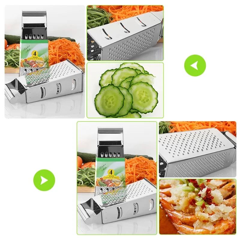 RVS 4-zijdige messen huishoude - Cheese Grater Box recensie en prijs