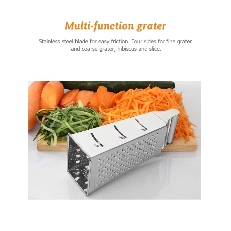 RVS 4-zijdige messen huishoude - Cheese Grater Box recensie en prijs